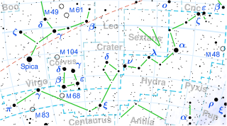 Kelu-1 is located in the constellation Hydra.