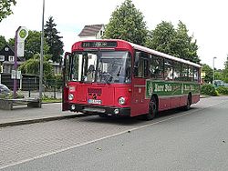 MAN SÜ 240 der ehem. Deutschen Bundesbahn, hier zu sehen im Besitz der Traditionsfahrzeug der IG Traditionsbus Südniedersachsen