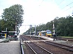 Station Mariënberg, toen nog met de Veenexxpres richting Almelo.