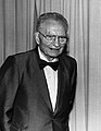 Economist and Nobel laureate in economics recipient Paul Samuelson (AM, 1936; PhD, 1941)