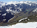 Schruns widziane ze szczytu Hochjoch