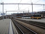 Golden-Pass-Line-Komposition der BLS im Bahnhof Spiez, 2006