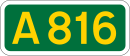 A816 road