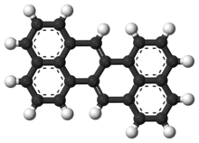 Ball-and-stick model of zethrene