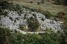 Apier du château, vue extérieure.