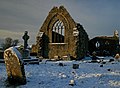 The abbey in winter