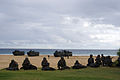 Unité du Korps Marinir lors d'un exercice dans le cadre du RIMPAC (« Rim of the Pacific Exercise ») 2008 à Hawaii