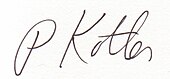 signature de Philip Kotler