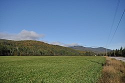 Hills in Dixville from New Hampshire Route 26 in Millsfield