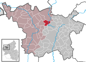 Poziția Oberehe-Stroheich pe harta districtului Vulkaneifel