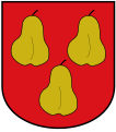 Drei Birnen im Wappen von Bieren