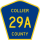 County Road 29A marker