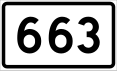 County Road 663 shield