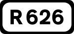 R626 road shield}}