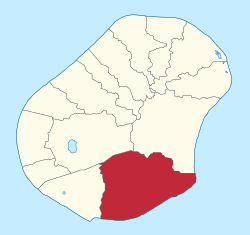 Meneng District within Nauru