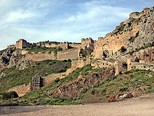 La forteresse de l'Acrocorinthe