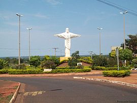 Estátua do Cristo Redentor em Carneirinho