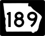 State Route 189 marker