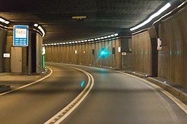 In de Gotthardtunnel