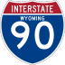 Interstate 90 marker