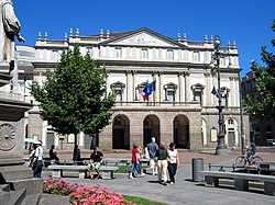 Milanos berømte opera La Scala (Teatro alla Scala)