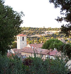 The church of Saint-Laurent, in Ginasservis