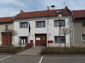 Víceměřice : la mairie.