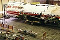 The wreckage of TWA Flight 800