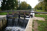 Une écluse sur le canal d'Orléans