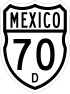 Federal Highway 70D shield