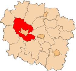 Location within the voivodeship