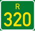 Streeksroete R320 shield