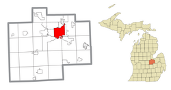 Location within Saginaw County