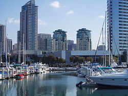 Southeastern part of Marina viewed from Marina Park.