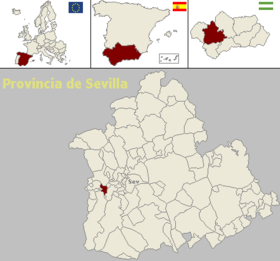 Localisation de Benacazón