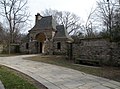 Frick Park gate in the Point Breeze neighborhood of Pittsburgh, PA, on March 21, 2010.