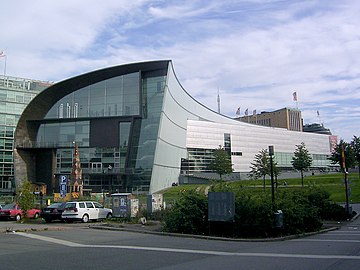 Kiasma Museum of Contemporary Art, Helsinki, by American architect Steven Holl (1998)