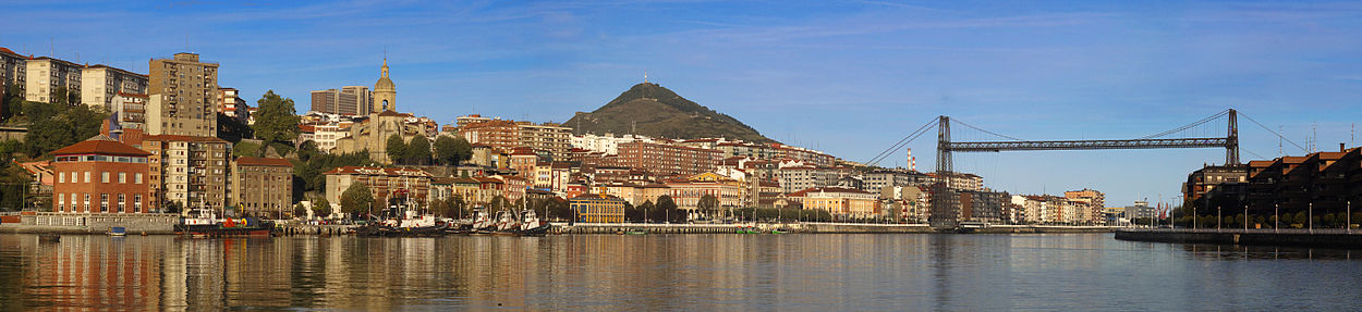 A Nervión folyó és a Vizcaya-híd