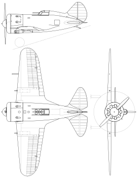 vue en plan de l’avion