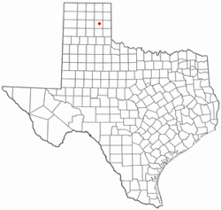 Location of Lefors, Texas