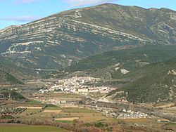 L'anticlinal de Boltanya en o Nabaín.