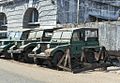 Abandoned short wheelbase Mazda Pathfinders