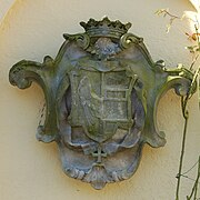 Kartusche mit dem Wappen derer von Ahlefeld(t) im Kloster Uetersen