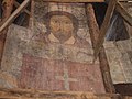 Christ depicted in fresco. Church