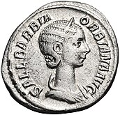 Denarius der Orbiana