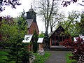 Kościół i kapliczki różańcowe w Trąbkach Wielkich XIII century church in Trąbki Wielkie