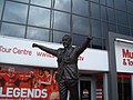 Statuen av Bill Shankly utenfor Anfield.