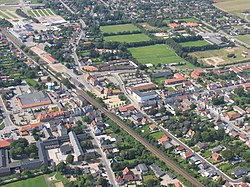 Aerial photograph of Brørup