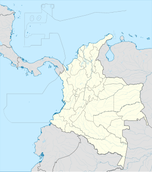 Vianí trên bản đồ Colombia