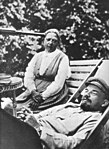 Nadezjda Krupskaja och Vladimir Lenin 1922.